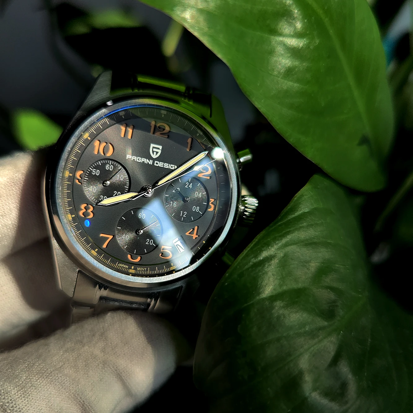 2023 New PAGANI DESIGN Top Brand Men\'s Sports Quartz Watches Sapphire Stainless Steel Pilot\'s Watches Chronograph watch for men