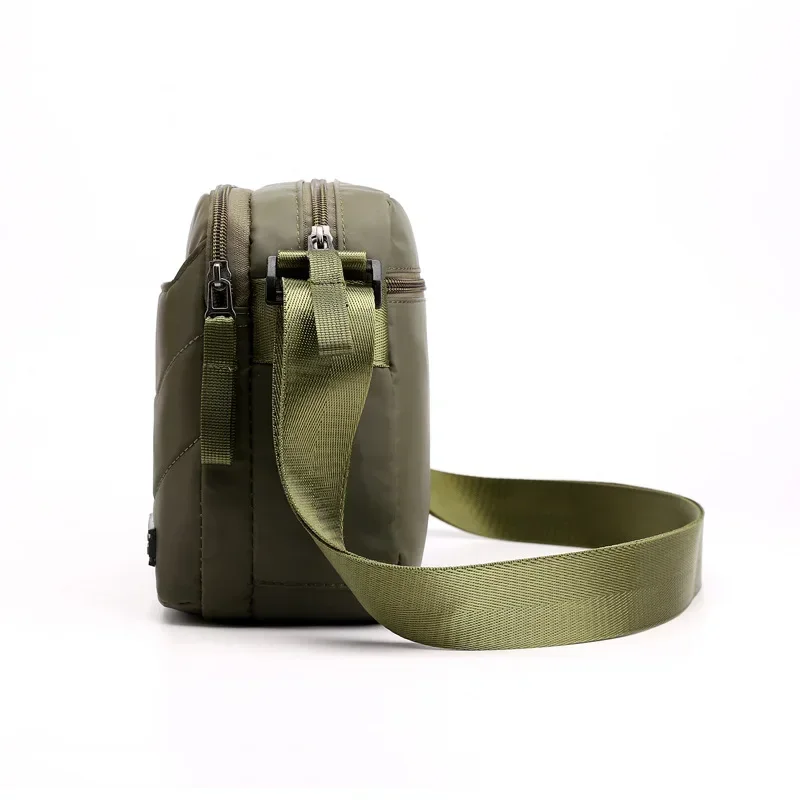 Bandolera de un solo hombro para hombre, bolso cruzado de nailon, multifunción, para exteriores y jóvenes