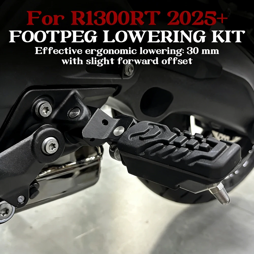 

R1300RT Rider Foot Pegs For BMW R1300 RT R 1300 RT RT1300 R 2025 2026 Motorcycle Accessories CNC Footrest Foot Peg Lowering Kits