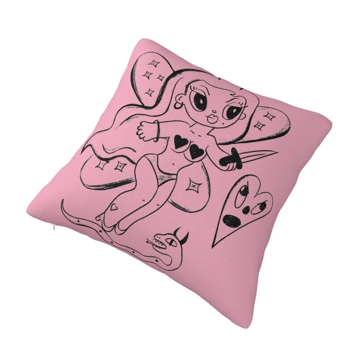 Fairy Karol G Album 2023 Pillowcase Product Soft Cushion Cover Decor Bichota Season Throw Pillow Case Cover Home Multiple Sizes