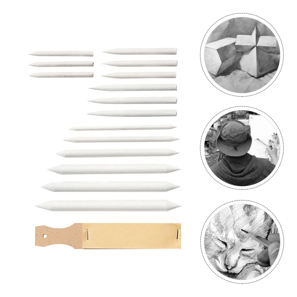 

1Set Drawing Sketching Blending Stumps Kit Paper Wood Materials School Classroom Outdoor Sketching Tools Sketch Tool Set