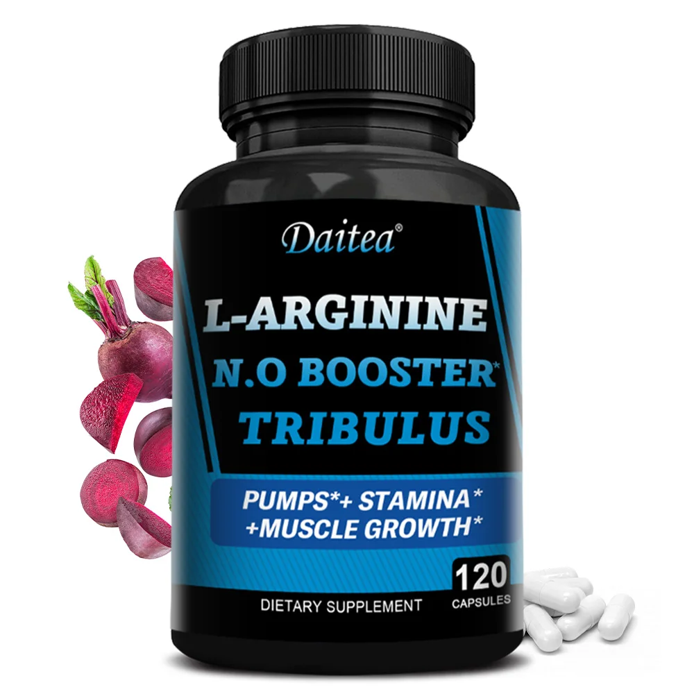 Men's Energy Supplement - Contains Tribulus Terrestris Extract To Improve Blood Circulation and Enhance Muscle Pump,120 Capsules