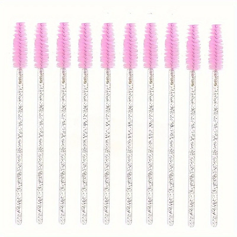 50 قطعة من فرش الرموش والحواجب، سهلة تطبيق ماسكارا الرموش وتمديد الرموش، فرشاة الرموش، أداة تجعيد الرموش #2