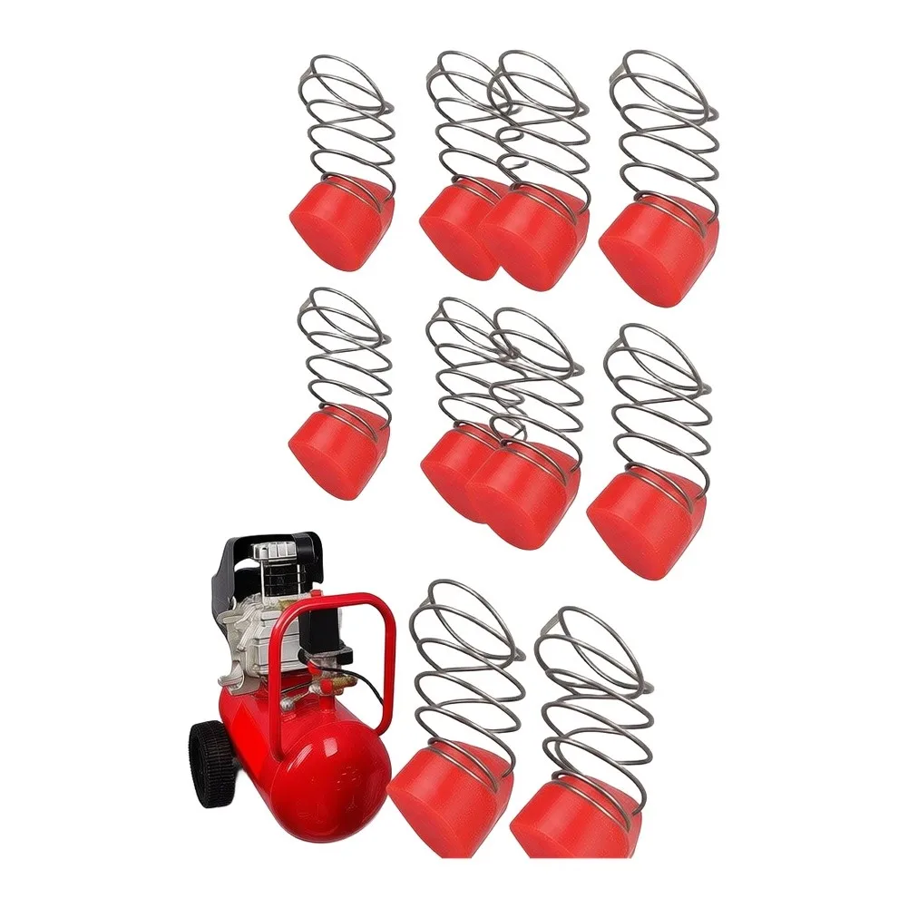10pcs Air Compressor Seal Pads 15×29mm Foot Protection Rubber Seal Pads for Spring For Compressor Power Tools Parts