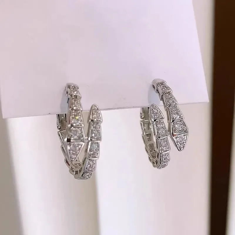Luxury Snake‑Shape Women Ear Jewelry, Chic Unique‑Designed Fashion Earrings, Versatile Decor Accessories for Ladies Daily Outfit