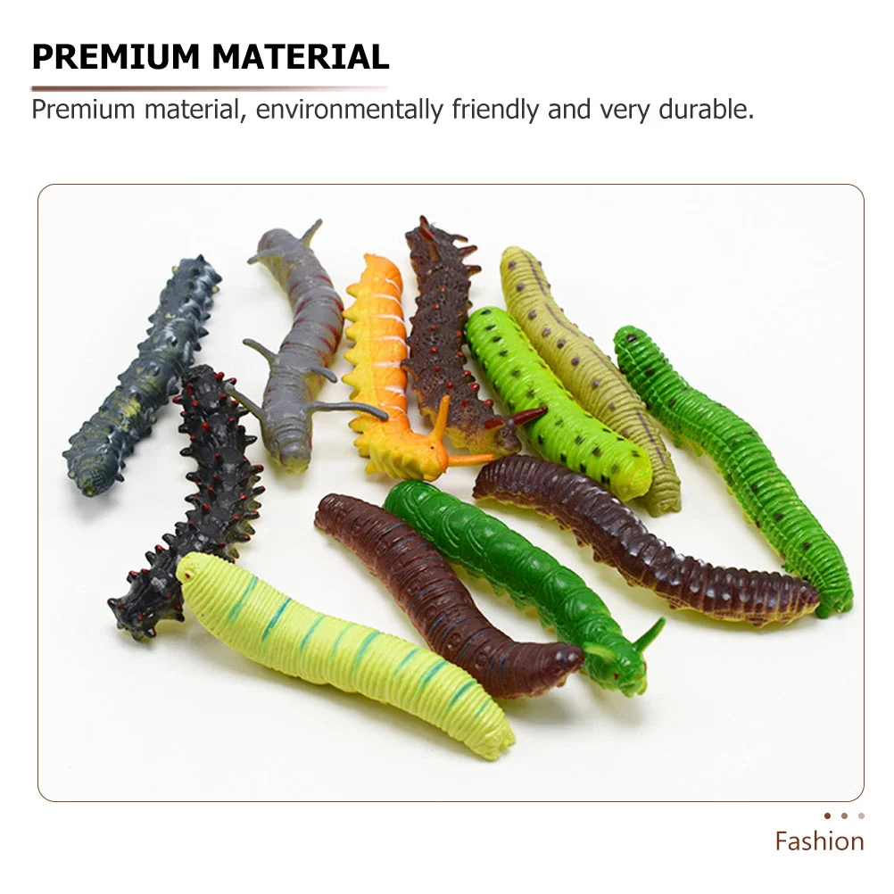 Decorative Figure Artificial Caterpillar Toy Premium Model Fidget Sensory Kids Toys