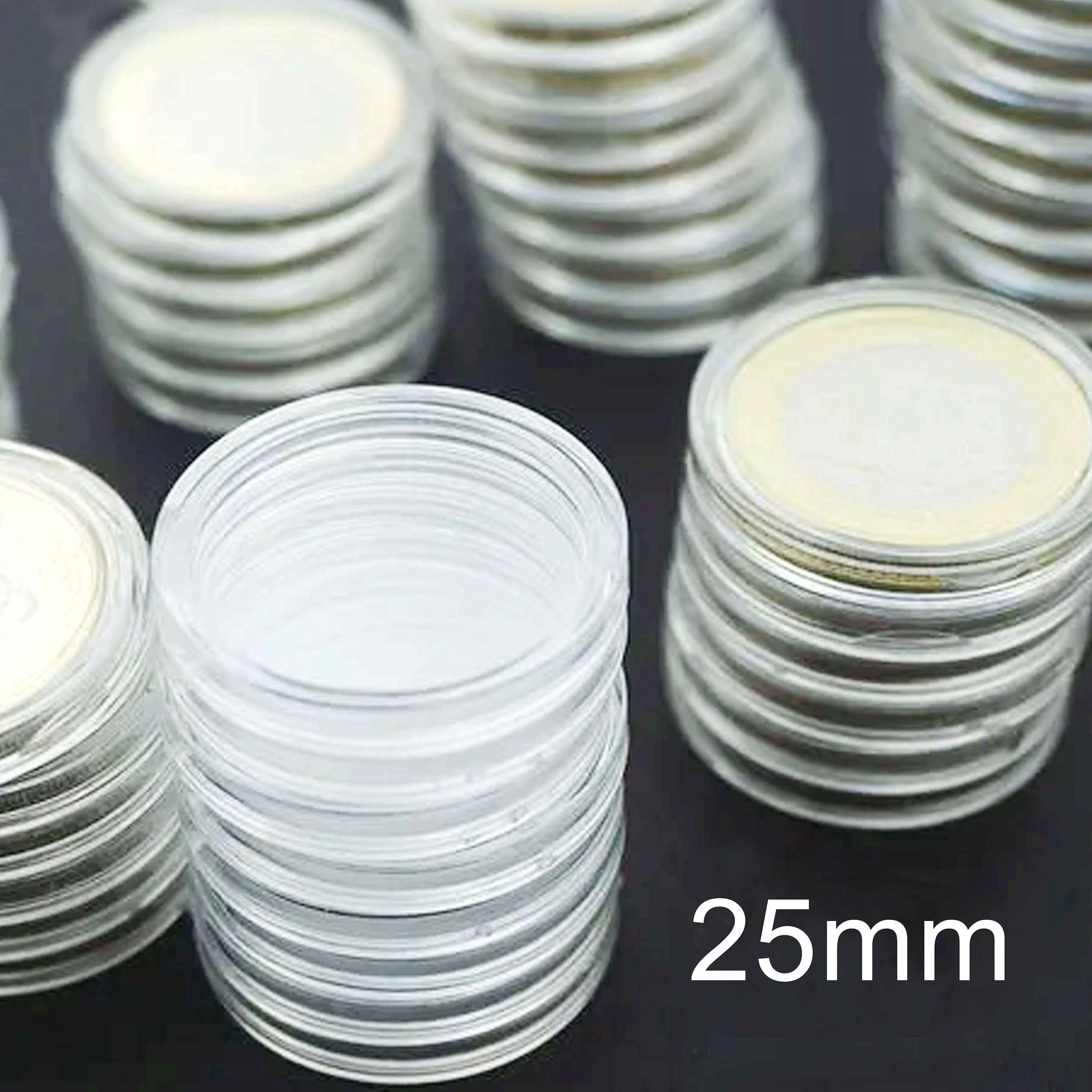 25mm Cases Box Coin Capsules Holders Lightweight Plastic Practical Storage Boxes Transparent Containers Hot New