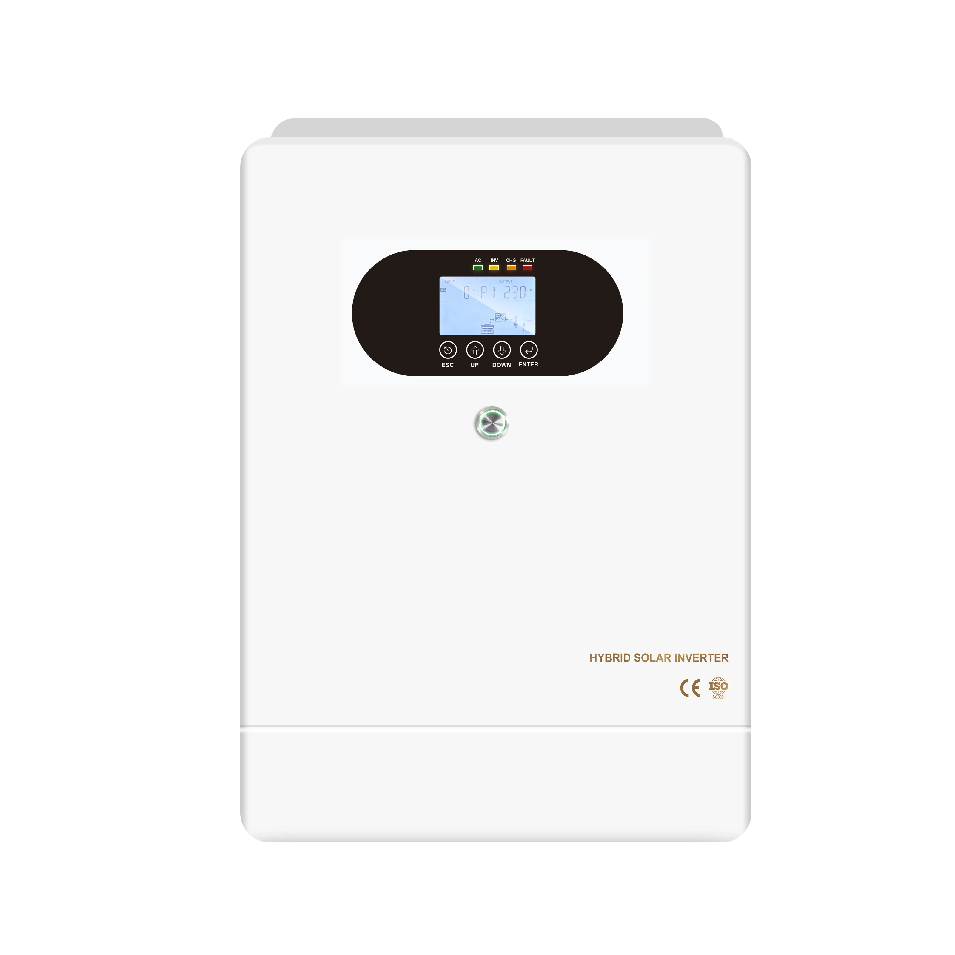 Inverter Solare Ibrido 15 Kw 10kw 5kva 48v Dc to Ac Hybrid Solar Power Pv Inverter 5 Kw 5000w 10000w with Mppt Charge Controller