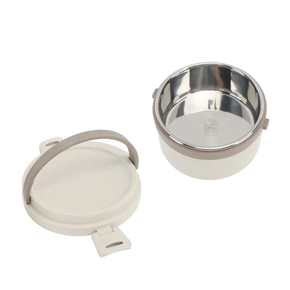 Portable 304 Stainless Steel Lunch Storage Container 700ml/1200ml Compartment Lunch Box Food Container For Travel