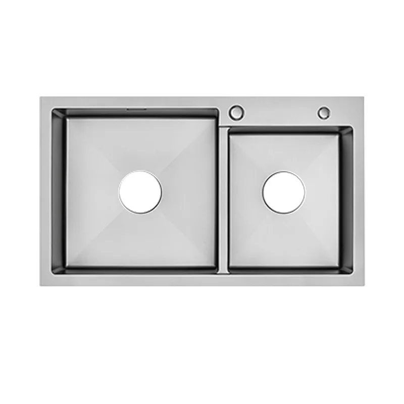 Stainless steel sink, large single tank 304 manual dishwasher