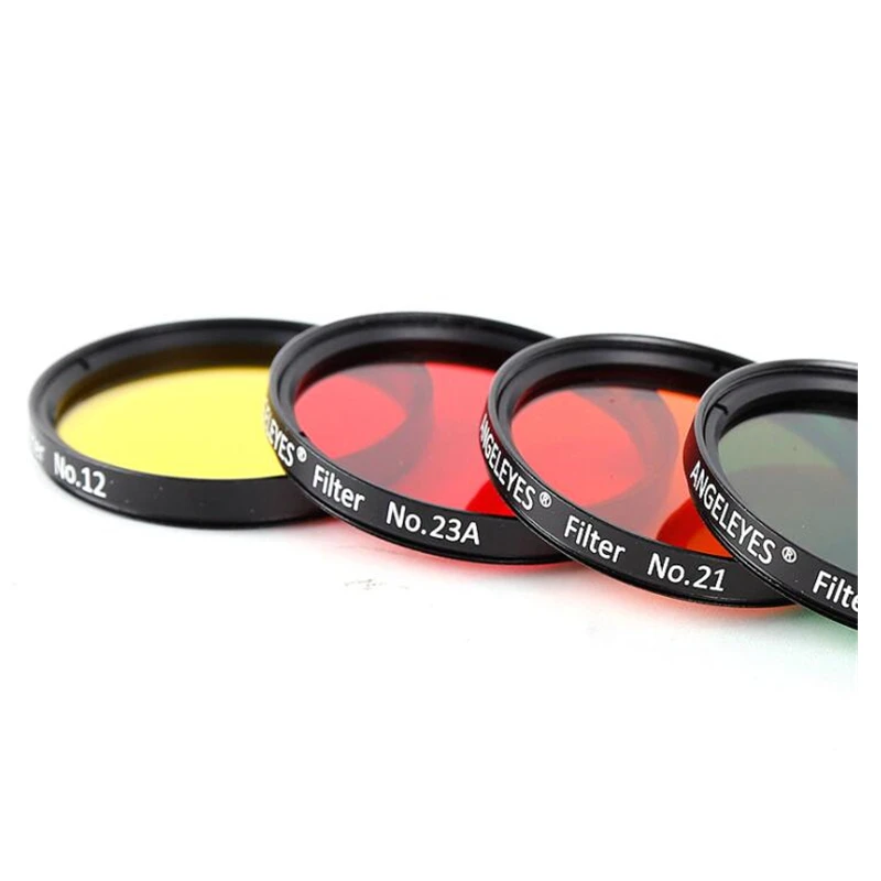 Angeleyes 2 Inches Nebula Filter 6 Colors Red Orange Yellow Green Blue Purple Astronomical Telescope Accessory