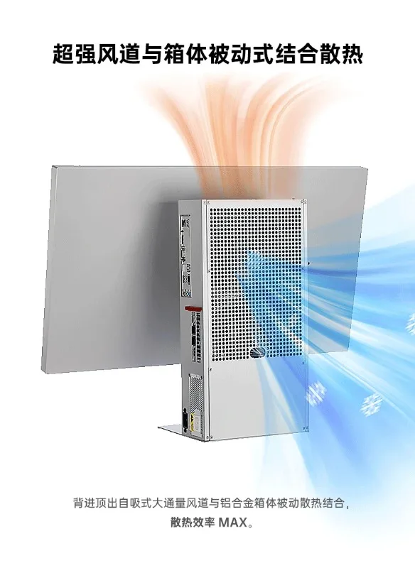 New 3080 Ultra Light Mini Aluminum Alloy Computer Chassis with Special Graphics Card Integrated Monitor Stand