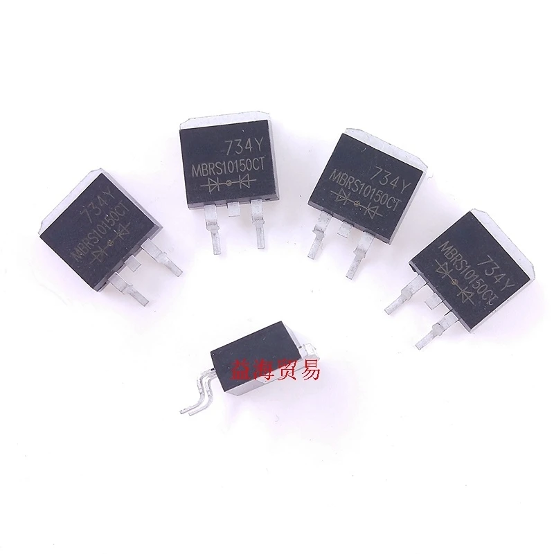 5PCS/LOT MBRS10150CT Schottky diodes SMD TO-263 Rectifier 10A 150V