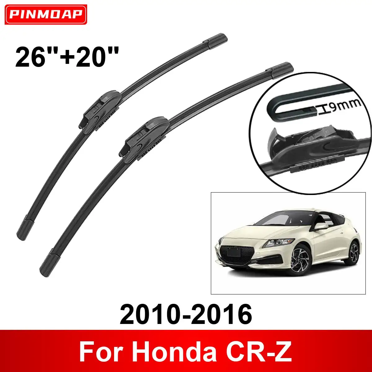 Car Wiper for Honda CR-Z 2010-2016 26