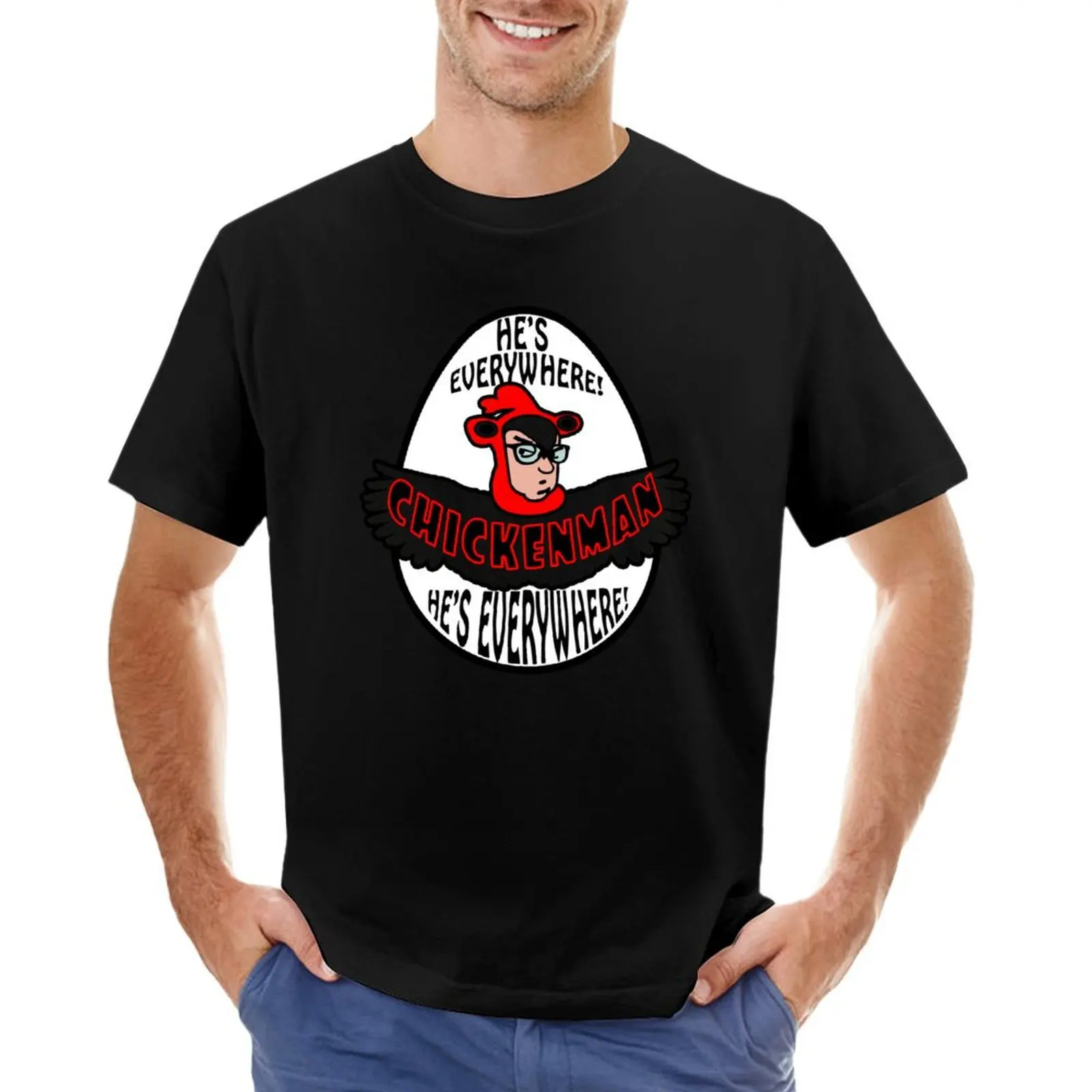 Chicken Man! T-Shirt boys animal print anime clothes vintage animal prinfor boys Men's t-shirt