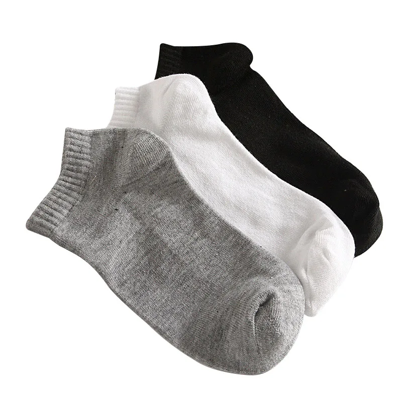 5 Pairs New Solid Color Men Socks Fashion Soft and Breathable Socks Quality Casual Men and Women Sport Mid Tube Socks