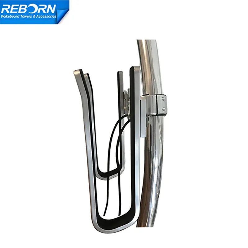 Yacht Boat Bracket REBORN Brand Bright Polished R-RXSR2.5P Surf Wakeboard Aluminum Wakeboard Bracket