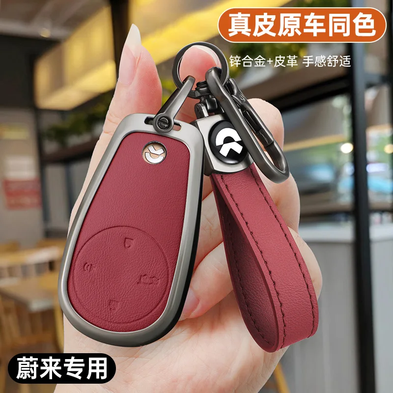 Car Remote Key Cover Case Key Bag Shell Holder Protector For Nio EC6 EP9 ES3 ES6 ES7 ES8 ET5 ET7 EL7 EVE ET Preview Accessories