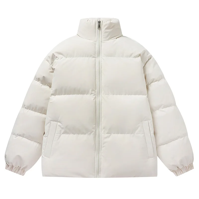 Winter New Casual Loose Thick Warm Men's Jacket Fashion Solid Color Men's/women's Jacket Coat Couple's Clothing Y2k Streetwear