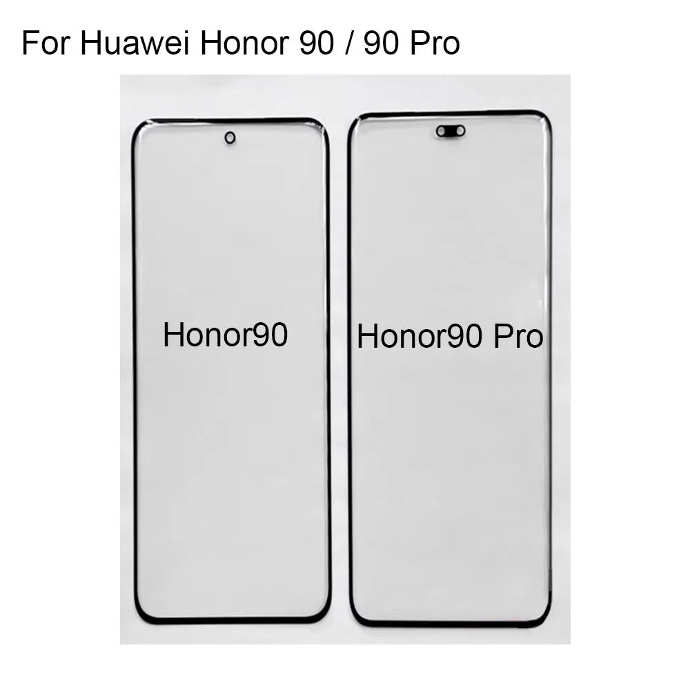 For Huawei Honor 90 Front Outer Glass Lens Repair Touch Screen Outer Glass without Flex cable For Huawei Honor 90 Pro