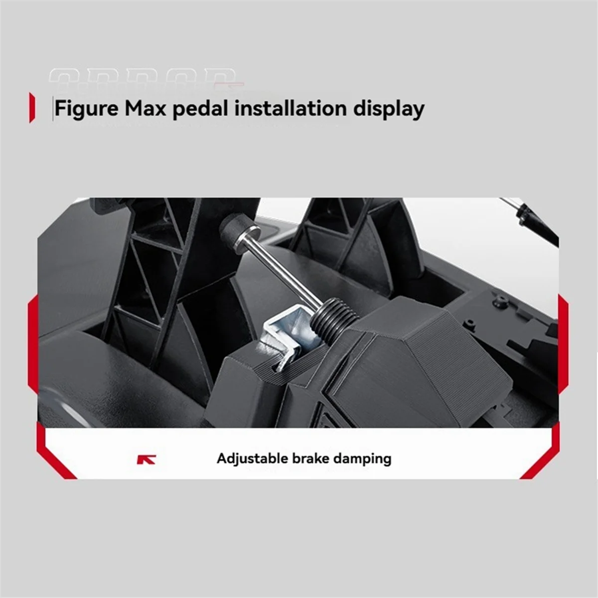 A17I Gesimuleerde Racing DIY Pedaal Rem Verstelbare Demping Kit Remdemper voor T3PA TGT/TGT2 Pedaal