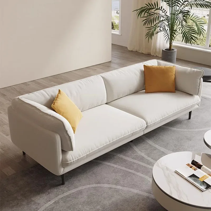 

Quilted White Living Room Sofas Legs Metal European Reception Recliner Sofas Minimalista Relax Muebles Para Hogar Sofa Furniture