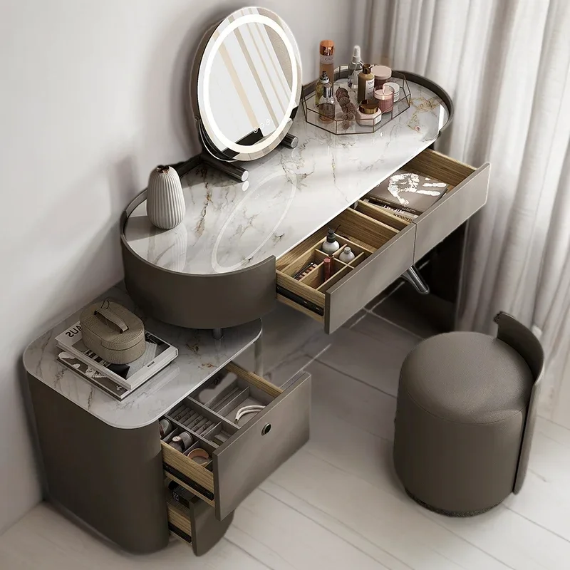 

Modern Furniture Bedroom Set Home Nordic Dressing Rooms Makeup Organizer Vanity Table Hotel Salon Luxury Tocadores Woman Items