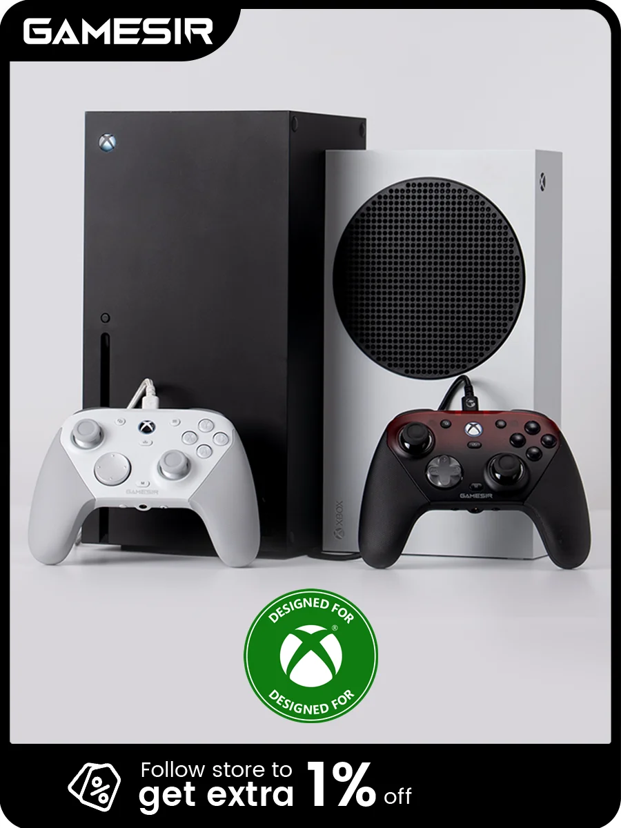 GameSir G7 Pro Xbox Series X | Kontroler S – przewodowy dla Xboxa, bezprzewodowy dla PC, Bluetooth dla Androida – z czujnikiem Halla, stacja ładująca — zdjęcie produktu 7