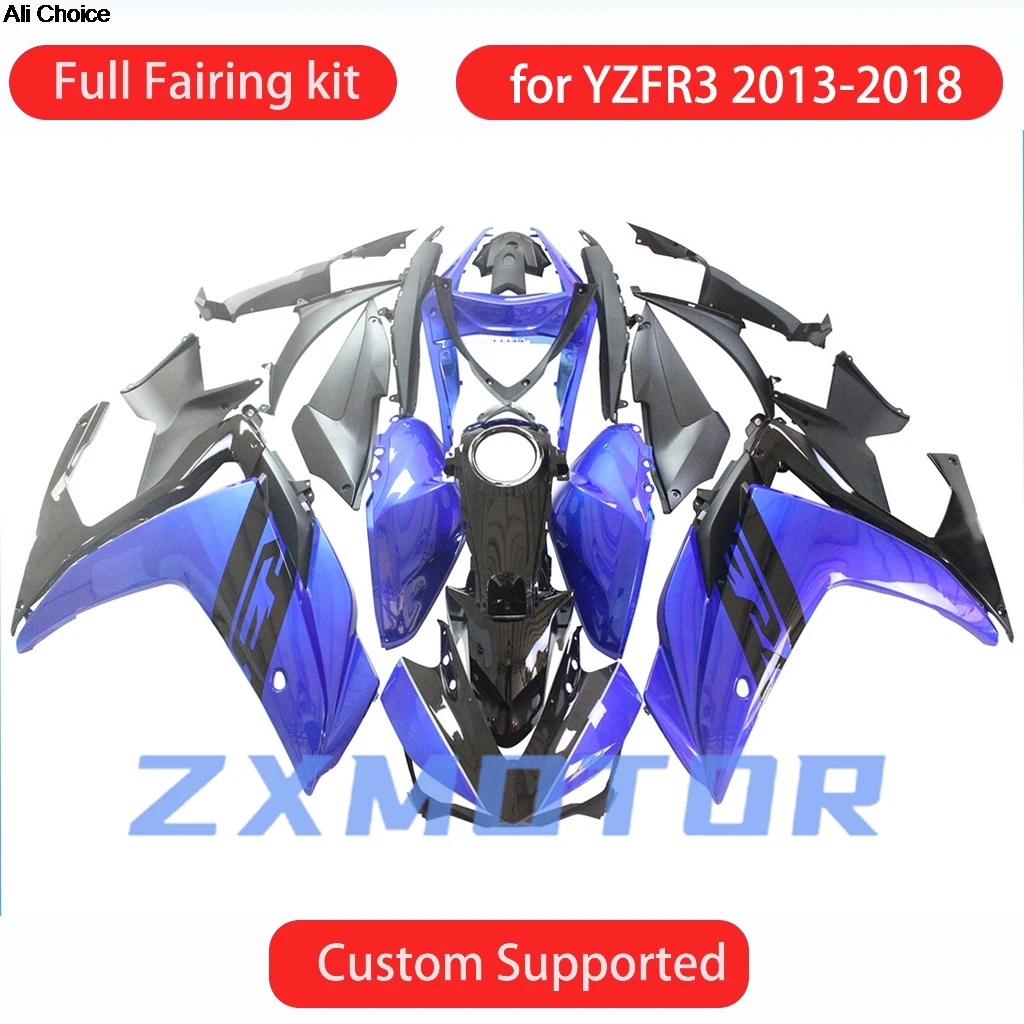 

Fit For YAMAHA YZF R3 2013 2014 2015 2016 2017 2018 Motorcycle Fairings YZFR3 13-18 ABS Fairing Bodywork Kit