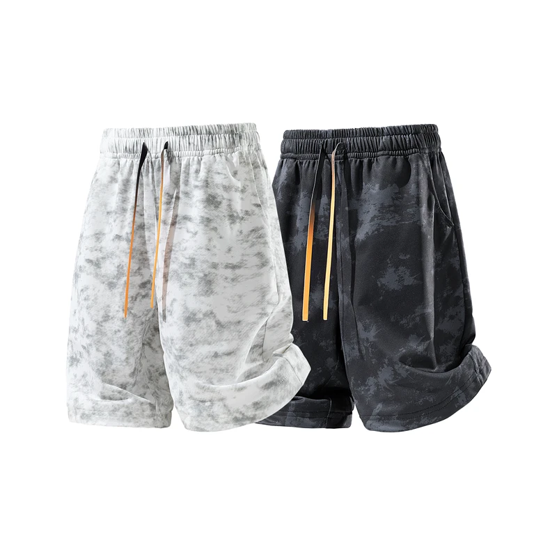American High Street Five-Quarter Men's Camouflage Shorts Summer Thin Straight Loose Short Sports Pants Trendy Brand Men Bottoms