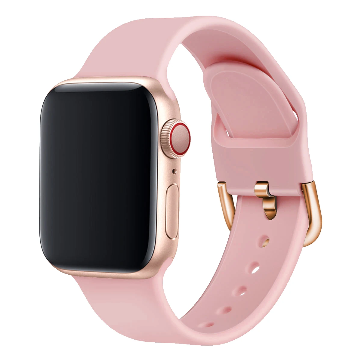 Armband für Apple Watch 12 11 10 42 46mm 9 8 7 41 45mm Weiches Silikonarmband für iWatch Series 6 5 4 se 3 Ultra 2 49mm 40 44 38 41mm