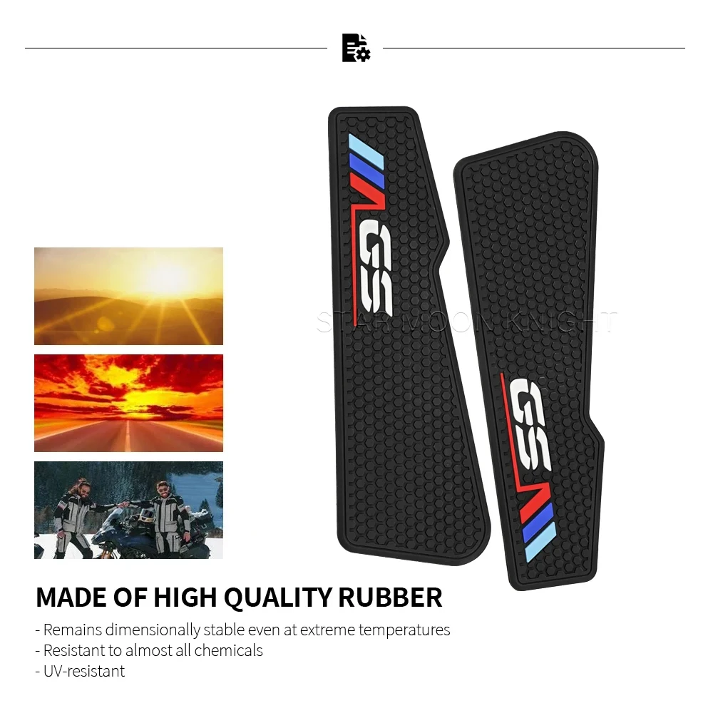 Rubber Anti-slip Stickers Decal For BMW F850GS F750GS F 850 GS 750 Accessories Side Fuel Tank Pads Stickers Decal Knee Grip