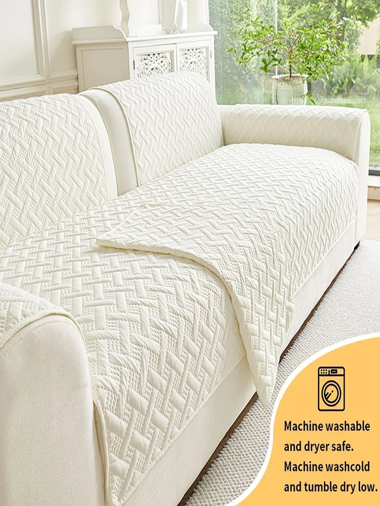 1PC-2025 neues Gitter gerade Reihe High-End-Sofakissen mit ganzjährigem universellem Anti-Rutsch-High-End-Kissen