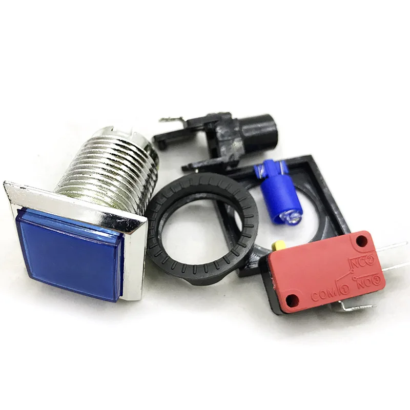 Маленькие-квадратные-аркадные-аксессуары-с-посеребренными-пуговицами-диаметром-33-мм-легко-установить-и-durab-5-В-12-В