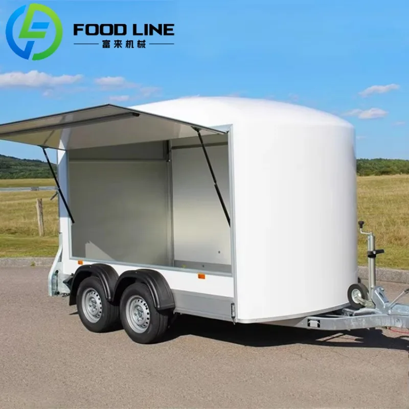 Custom Mobile bar Coffee Bbq Horse Box Food Trailer Cart Small Bakery Snack Machines Food Truck Food Shop