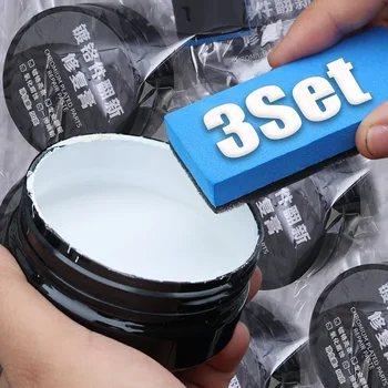 Auto Verchromte Reparatur Paste Galvanik Abzeichen Dekorative Teile Rost Entfernung Polieren Aluminium Oxid Sanierung Werkzeuge