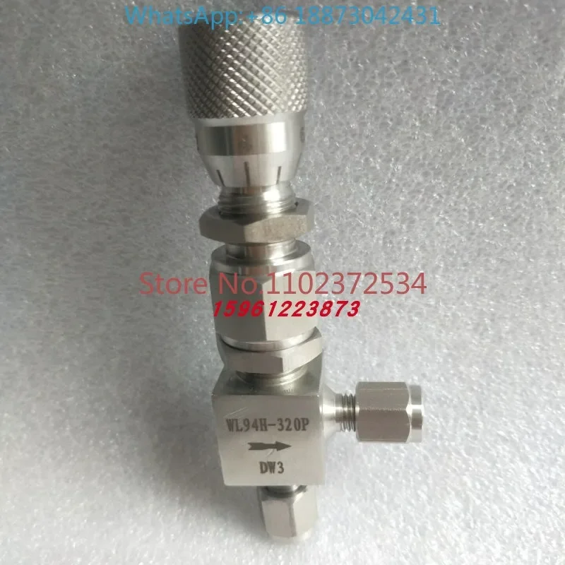 Stainless steel regulating valve Angle micro regulating valve WL94H-320P G ZG NPT flow regulating valve