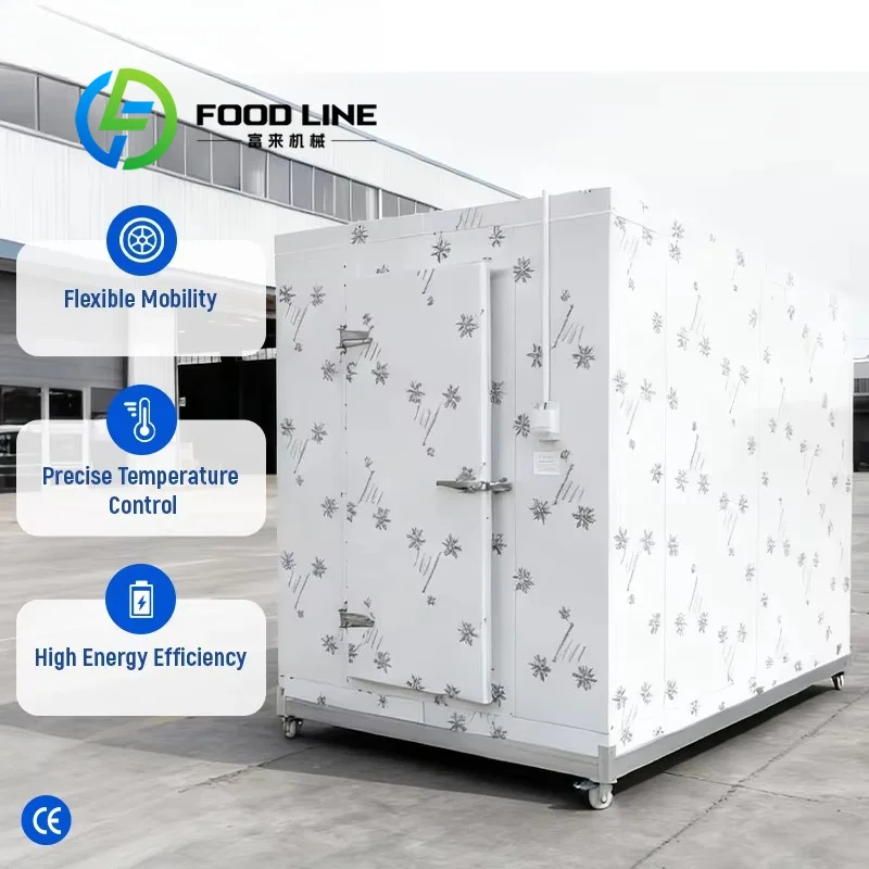 Customized Mobile Cold Room Digital Temperature Real-Time Monitoring System Reminds Staff Of Abnormal Refrigeration Operation