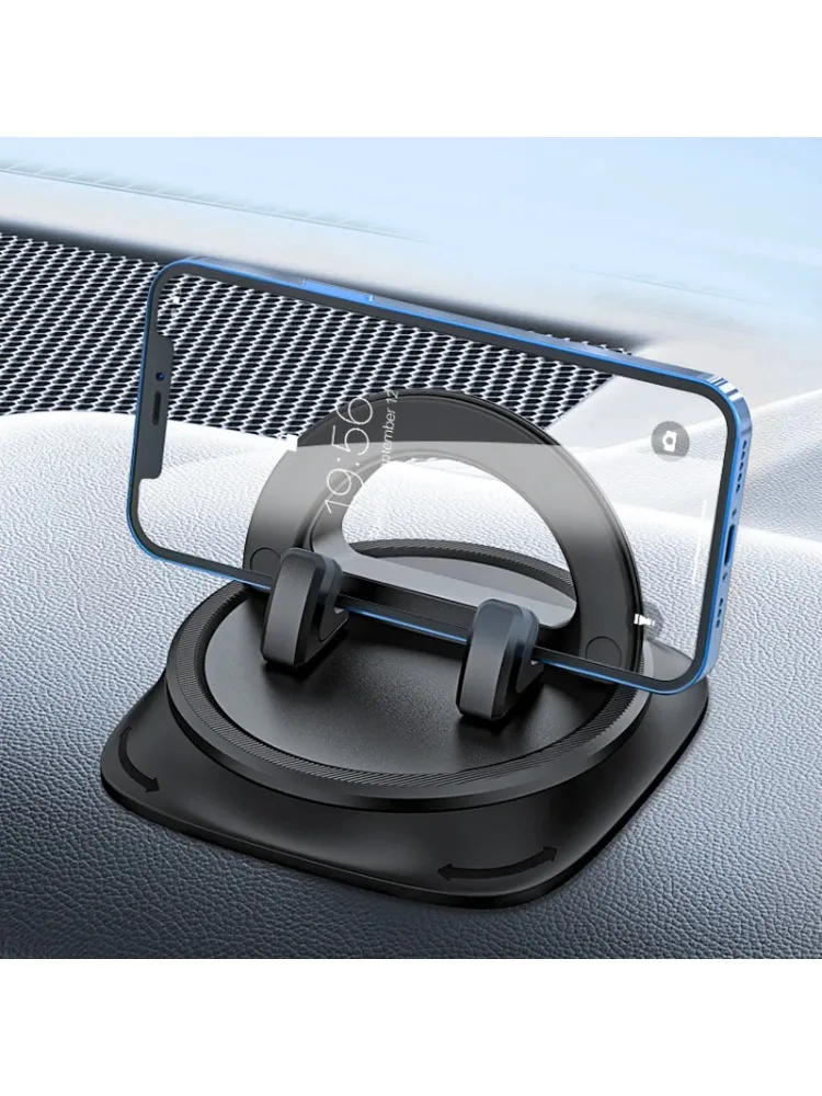 Armaturenbrett-Handyhalterung 360° °   Rotierende universelle Auto-Telefonhalterung mit rutschfesten Silikon-Ersatzwerkzeugen für Smartphones