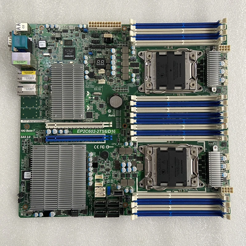 

Two-Way Server Motherboard EP2C602-2TS6/D16 For AsRock LGA2011 Support Xeon 5-1600/2600/4600 V2