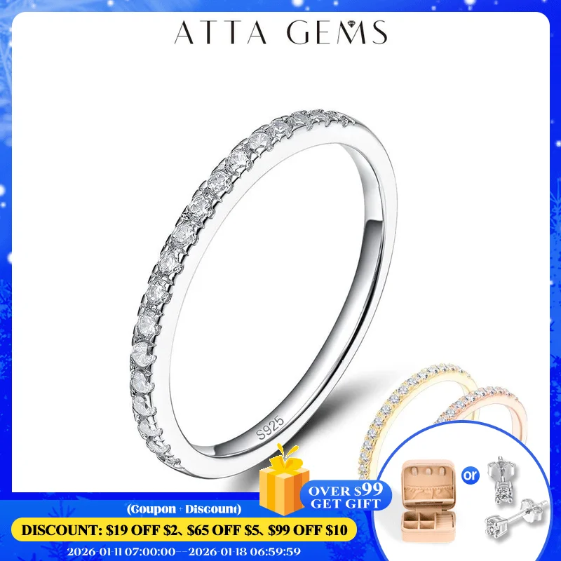 

ATTAGEMS классическое белое позолоченное круглое кольцо с муассанитом отличной огранки для девочек, стерлинговое серебро 925 пробы, коктейльное ювелирное изделие, подарок