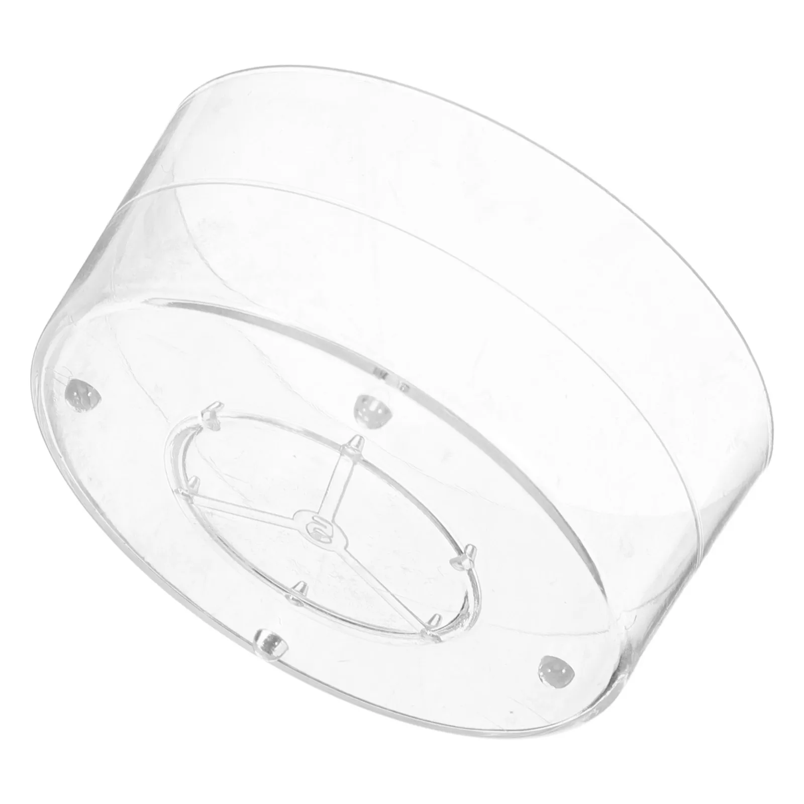 

100Pcs Plastic Holders Round Shape Tea Light Base Easy to Clean Compact Storage for Any Occasion Making Supplies