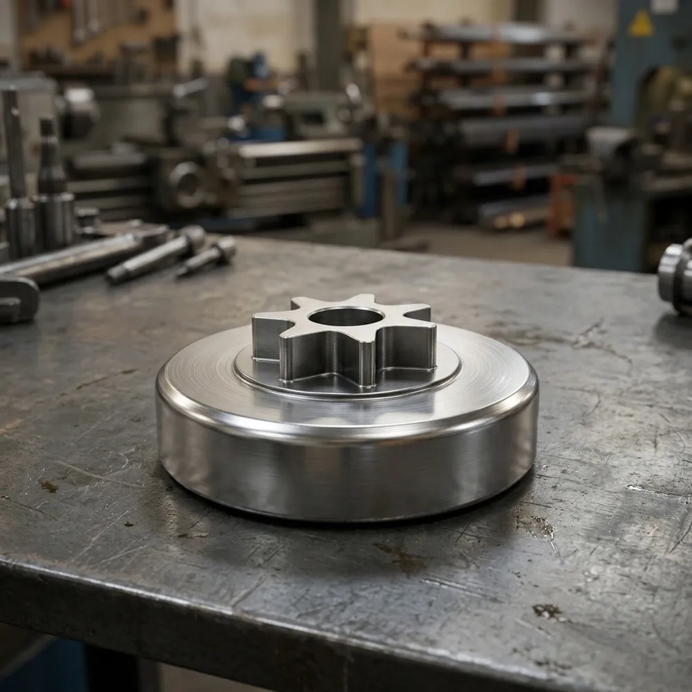 For Heavy Logging Clutch Drum Quick Installation Clutch Drum Tool Clutch Drum 7-Tooth Clutch High-Strength Alloy