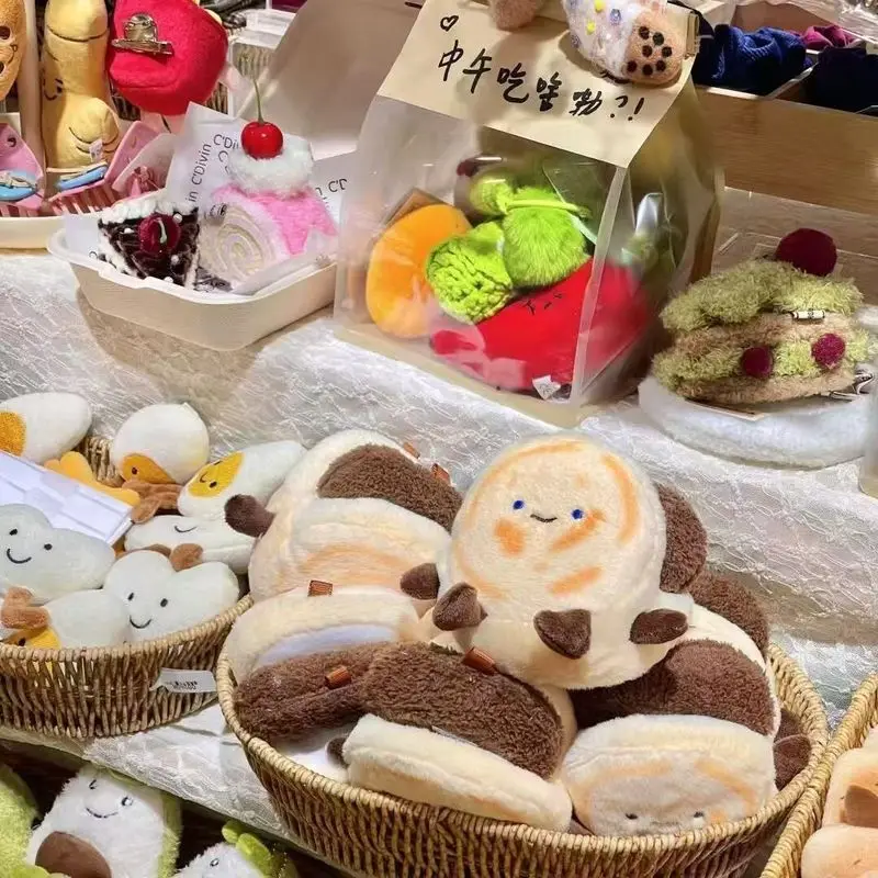 Muñeco de peluche, colgante de comida de imitación, bolso de dibujos animados, bonito llavero de verduras, Mini adorno de peluche suave para mochila y monedero