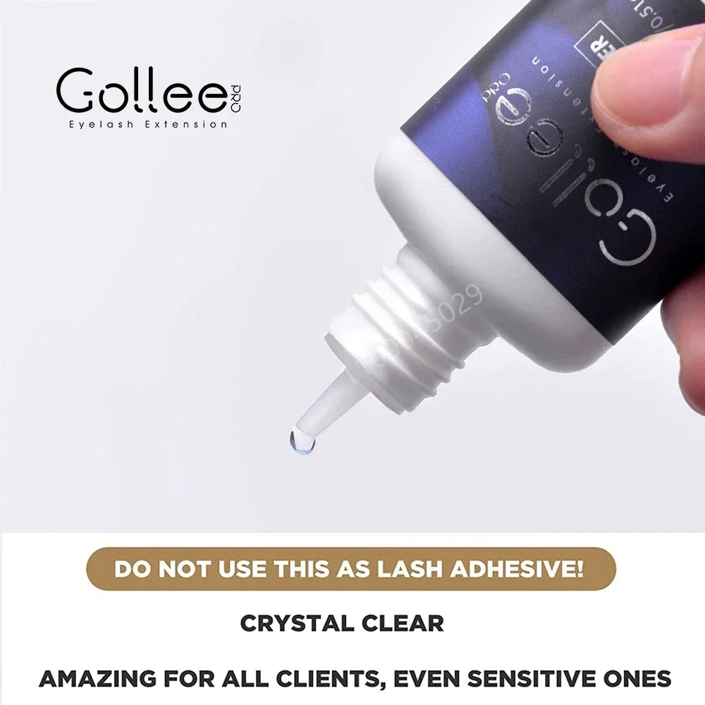 Gollee 15ml Primer per Ciglia Estensioni delle Ciglia Detergente Polvere Proteine Pulizia Profonda Agente di Fissaggio Unimore Adesivo Lash Primer Pro Primer