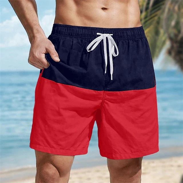 

Adult Men's Beach Pants - Summer Street Casual 3D Print Short Pants - Outdoor Quick-Drying Beach Swimming Shorts