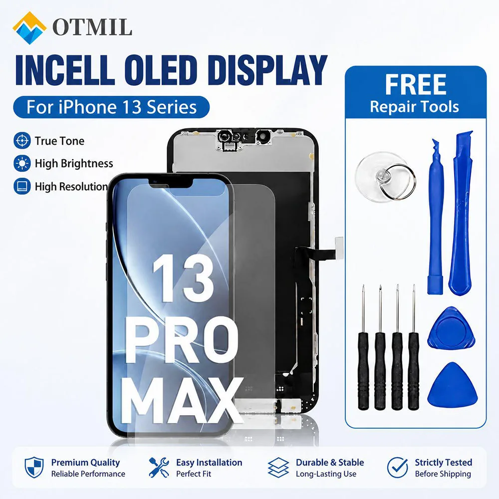 Genuine Oled Incell Display For Iphone 13 13Mini 13Pro 13 Pro Max 3D Touch Screen Digitizer Assembly Screen Replacement + Tools