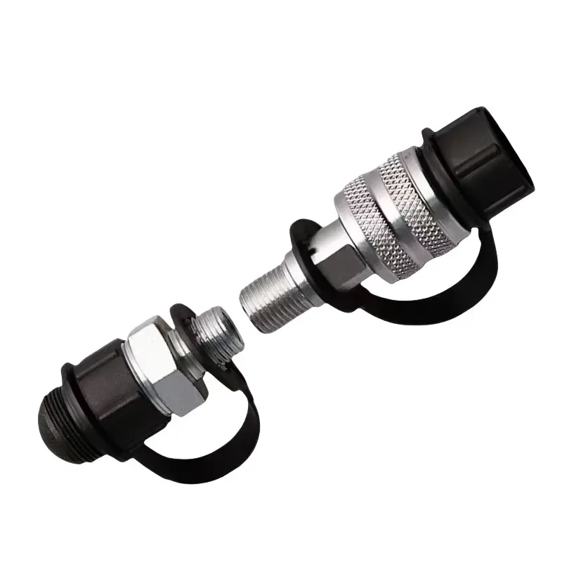 Pressure hydraulic quick connector jack quick replacement connector M16 * 1.5 thread ZG3/8 thread quick connection
