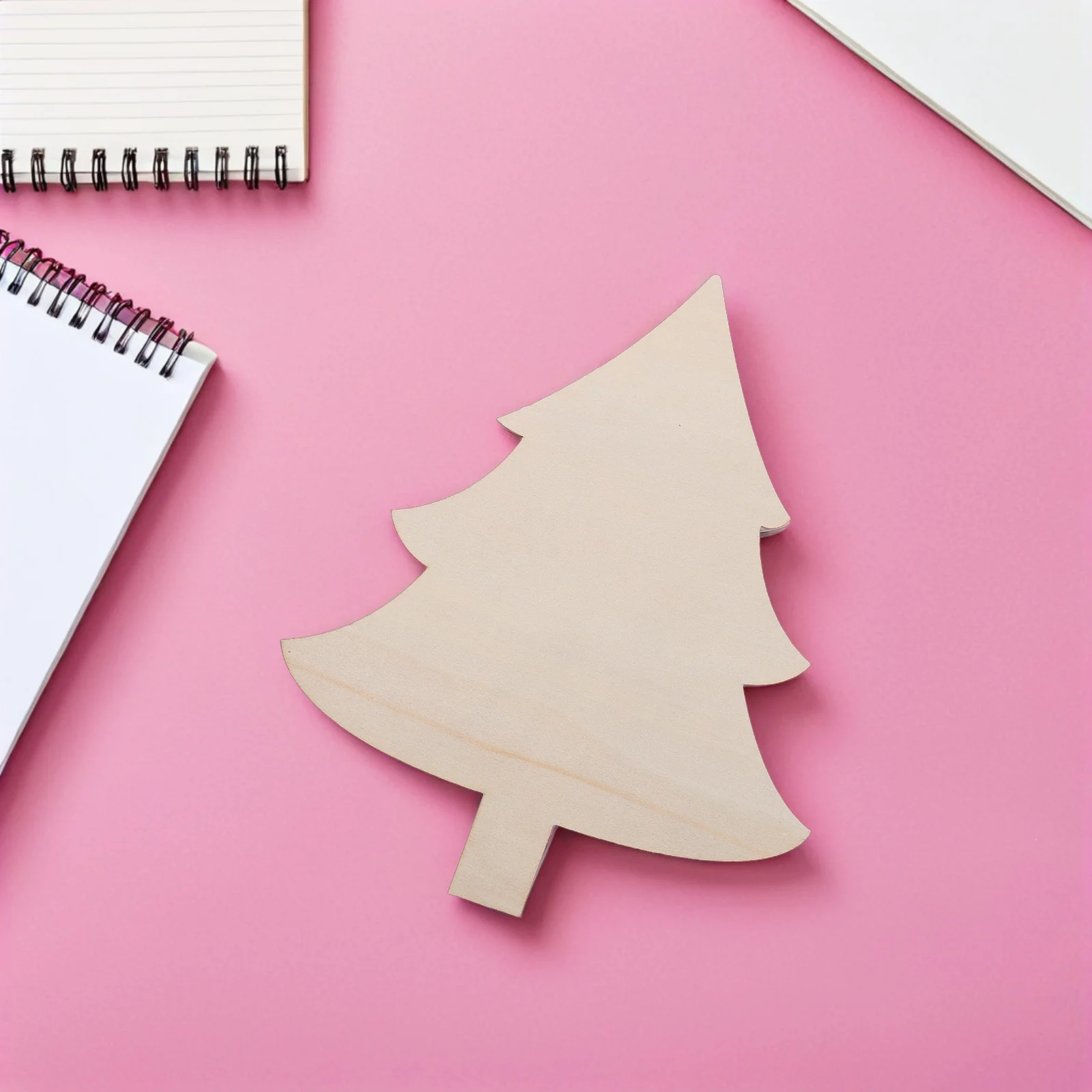 

8Pcs Christmas Wooden Slices Unfinished Natural Wood Cutouts for Kids DIY Painting Crafts Blank Ornaments Safe Smooth Surface