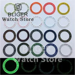 BLIGER Watch parts For NH34 NH35 Movement  Modified Repair ToolS Calendar Disc Black White Blue Green Date Wheel 3.0/3.8 Crown